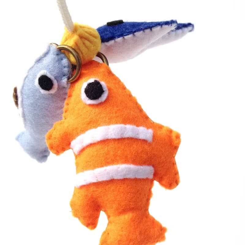 フェルト魚釣りセット　知育　おもちゃ　こども