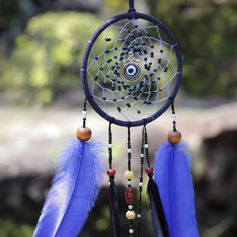 惡魔之眼丨手工編織 獨特 設計 Dreamcatcher 捕夢網丨掛飾