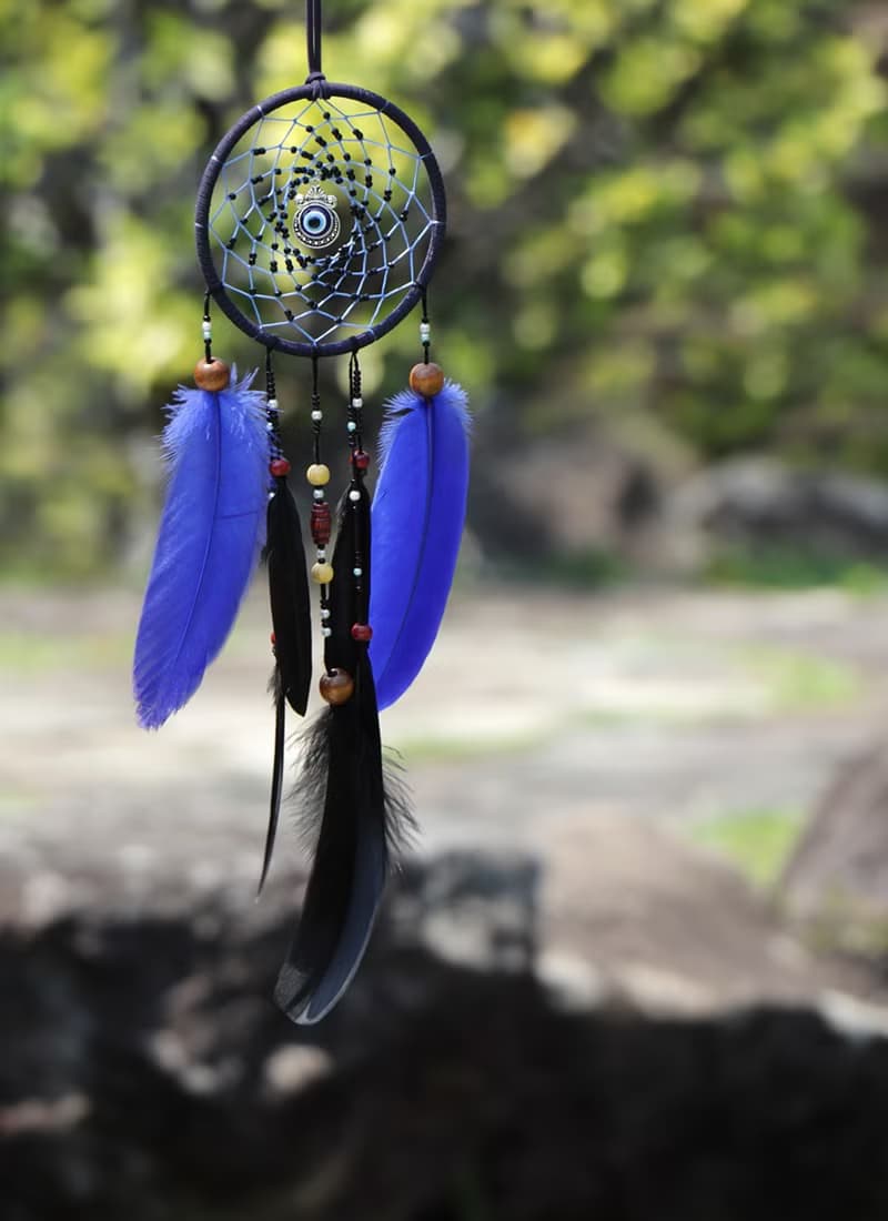 惡魔之眼丨手工編織 獨特 設計 Dreamcatcher 捕夢網丨掛飾
