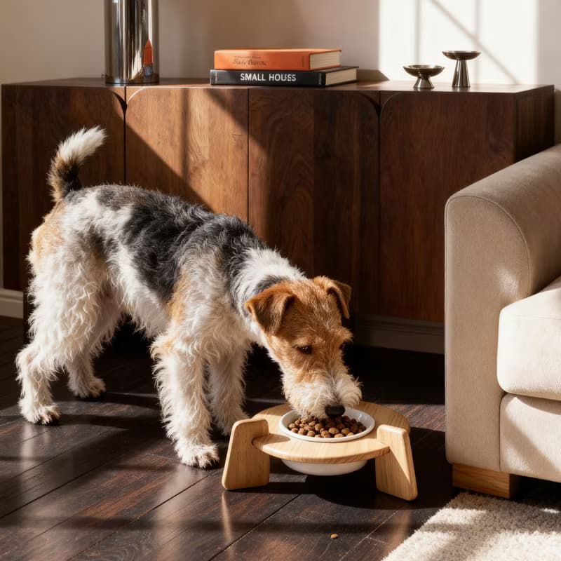 【實木寵物碗架】輕鬆搭配碗盤 小型犬/貓可用
