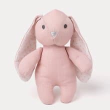 北歐 瑞典 Teddykompaniet Elina棉麻兔兔 (霧粉)