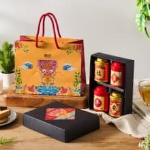 L1【無藏】公益禮盒 經典綜合四入茶禮-福貴平安