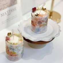 花語芬芳 - 乾燥花柱蠟燭與香氛蠟片手作課