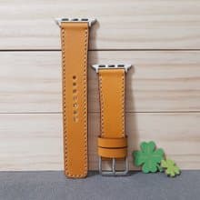 Apple Watch錶帶 / 黃駝色 / 手工製作 / 義大利頂級皮革