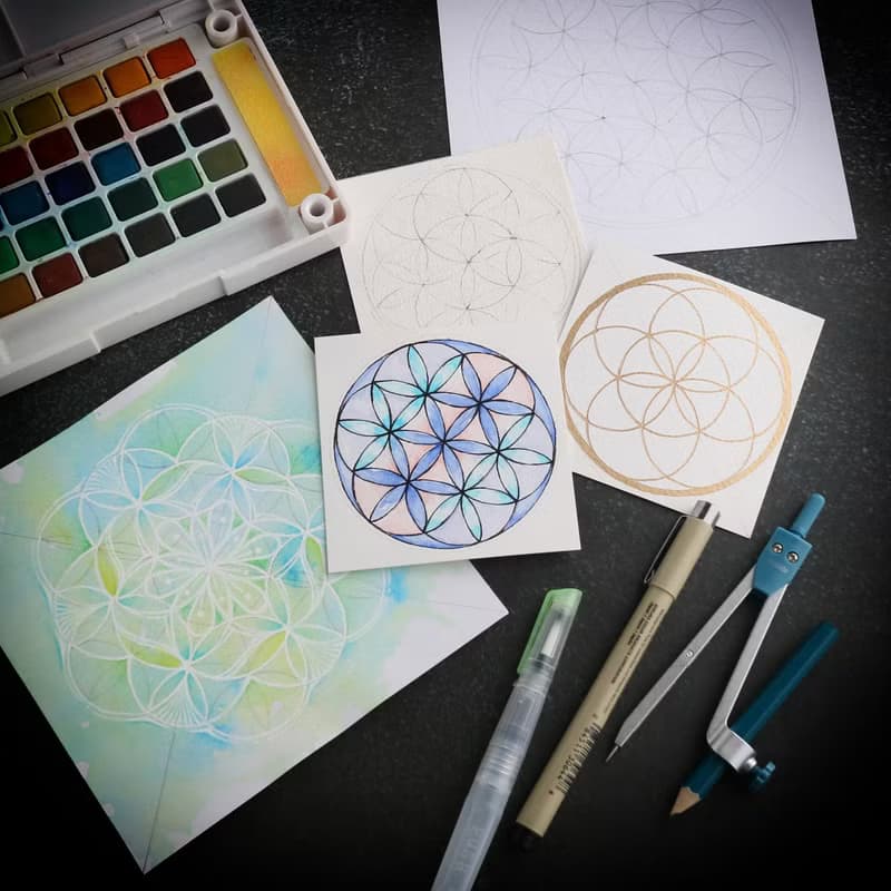 【體驗】【掐絲琺瑯】景泰藍與生命之花_能量護身符體驗課_特製禮物