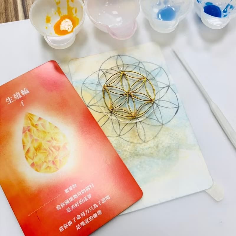 【體驗】【掐絲琺瑯】景泰藍與生命之花_能量護身符體驗課_特製禮物