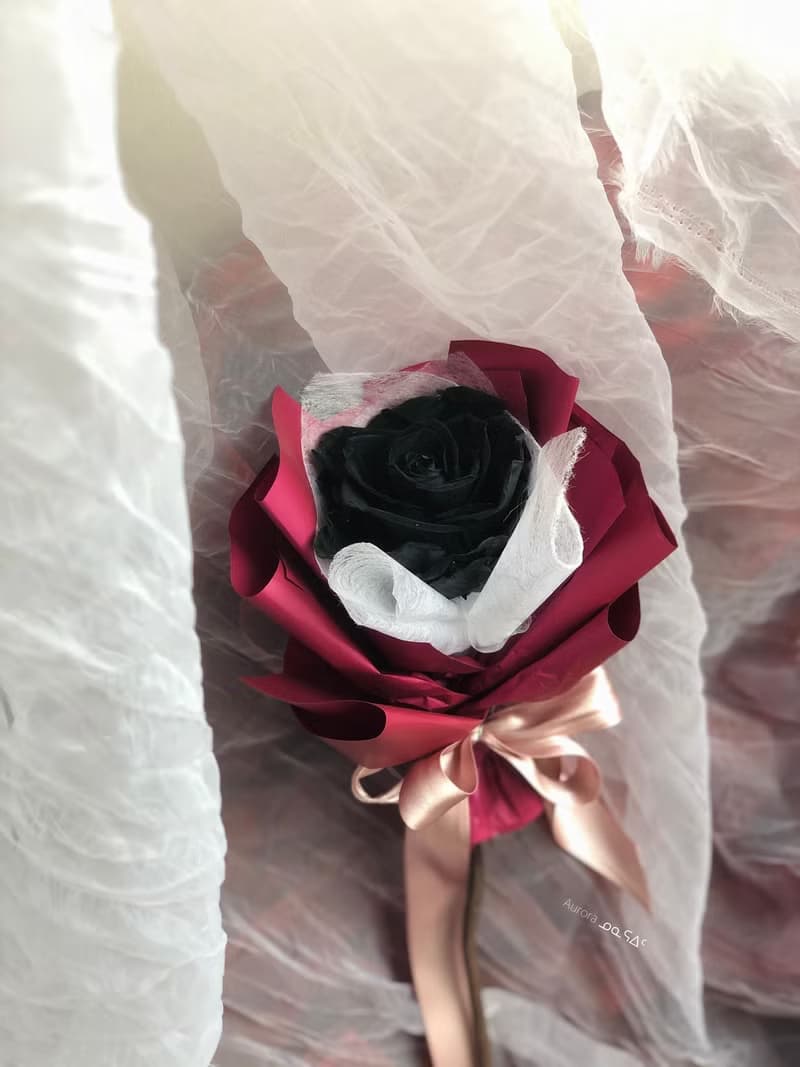 【單朵不凋花花束】不凋花/花束/ 情人節/畢業/交換禮物