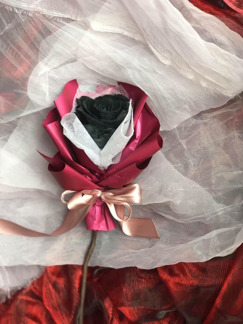 【單朵不凋花花束】不凋花/花束/ 情人節/畢業/交換禮物