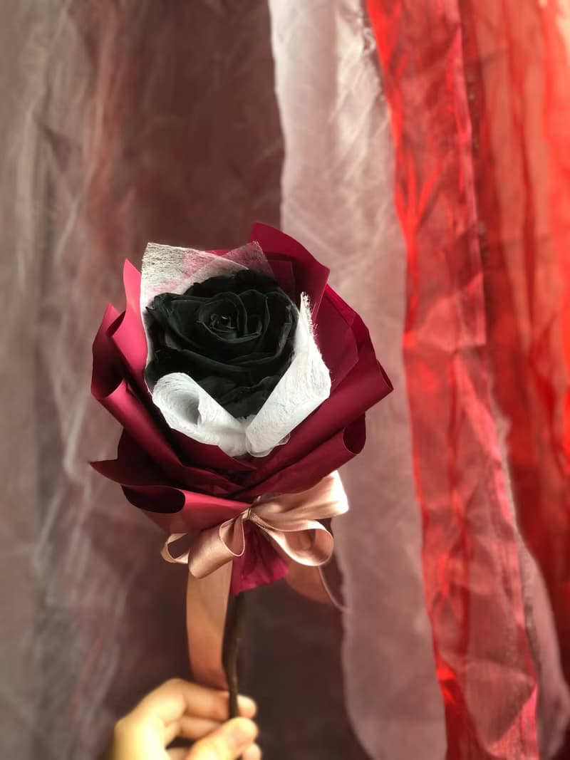 【單朵不凋花花束】不凋花/花束/ 情人節/畢業/交換禮物