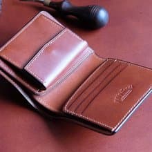 MILDY HANDS - SV01COIN 馬臀皮 短夾 Japanese shell cordovan