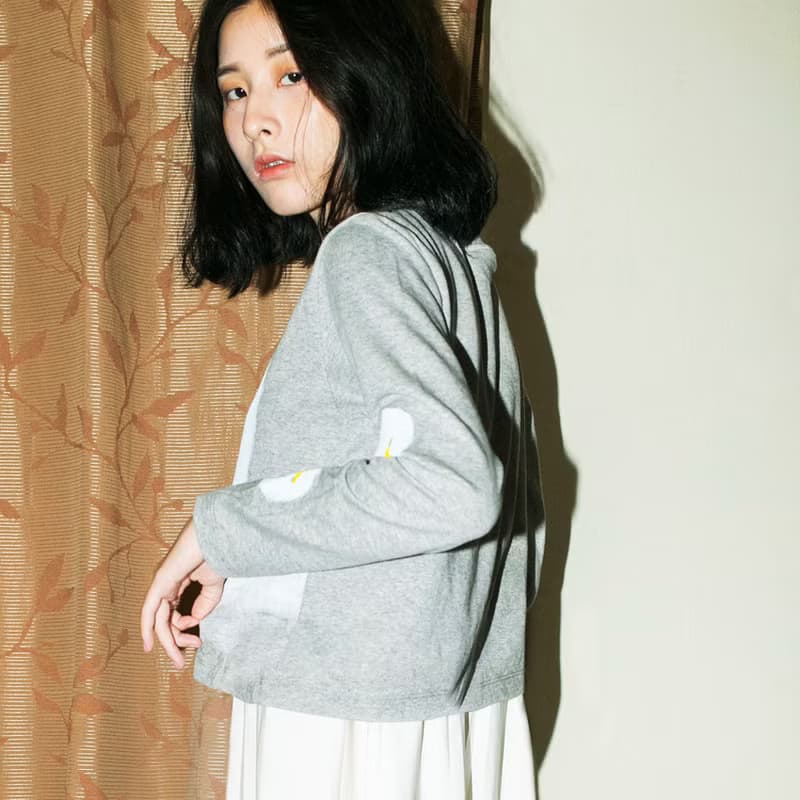swans -  long and short sleeve top