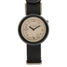 Klasse14 x Topbananax Mooma Mooni 黑色尼龍帶手錶 36/42mm