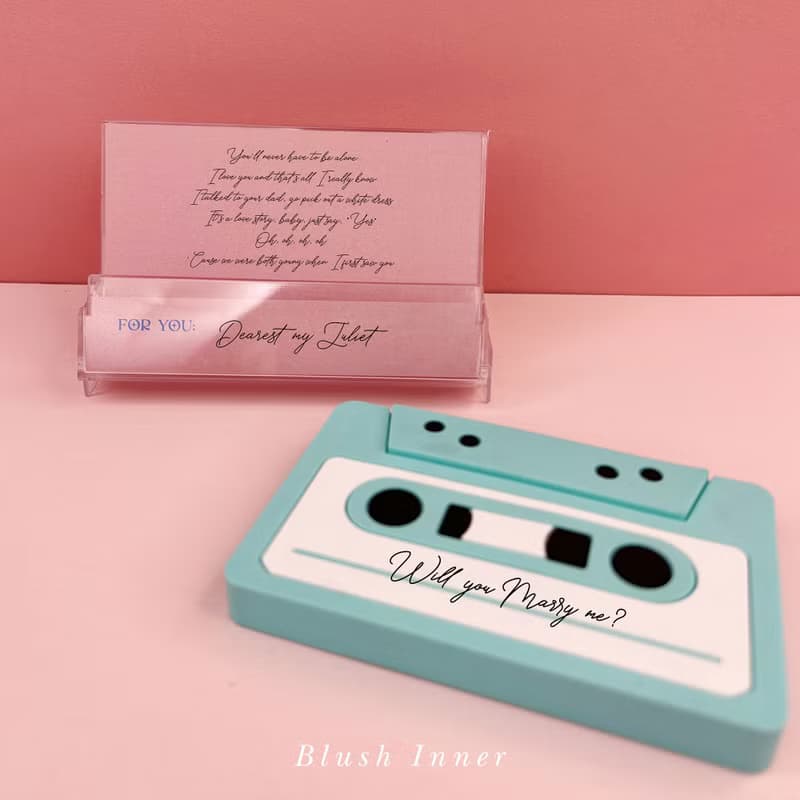 多色【聖誕禮物/生日卡】*可直接錄音*留聲表白錄音卡式帶心意卡