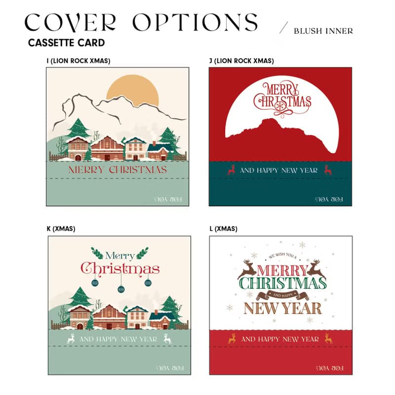 多色【聖誕禮物/生日卡】*可直接錄音*留聲表白錄音卡式帶心意卡