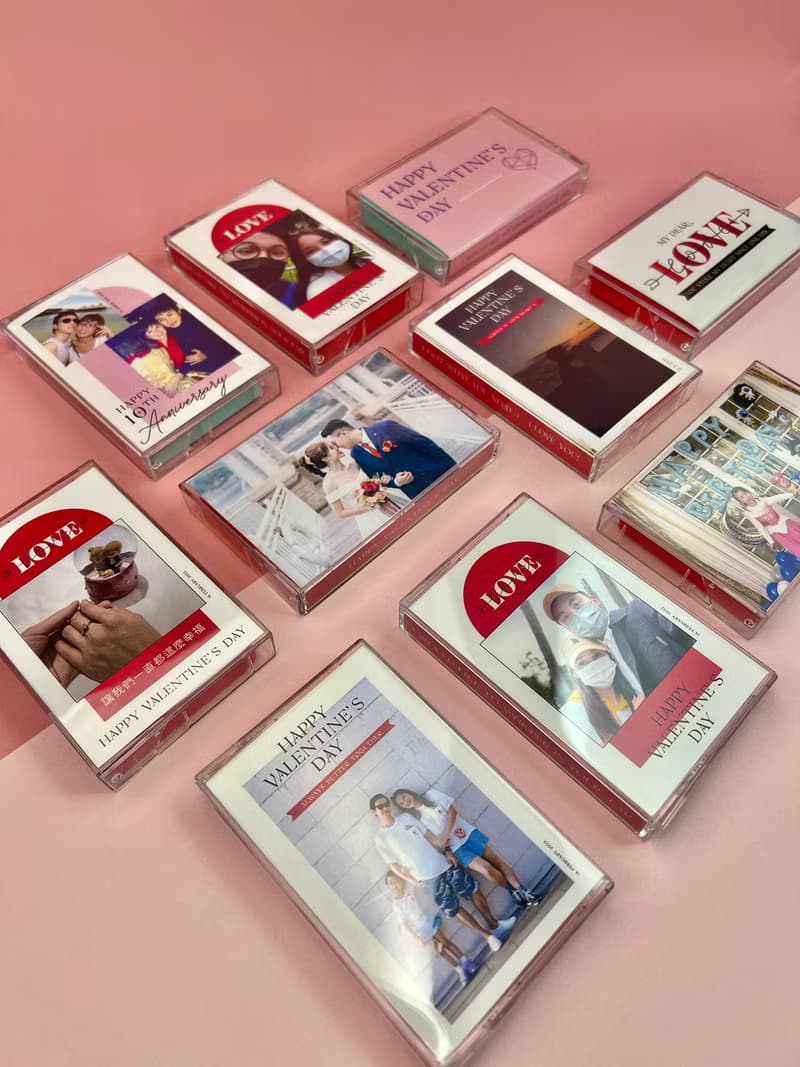 多色【聖誕禮物/生日卡】*可直接錄音*留聲表白錄音卡式帶心意卡