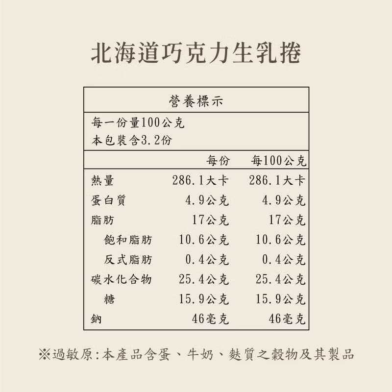 【久久津】北海道巧克力生乳捲