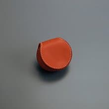 馬蹄鈕扣零錢包 | 手縫皮革完成品 | BSP112