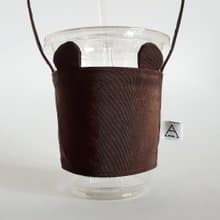 Ariel's wonderland/環保飲料杯袋/巧克力熊