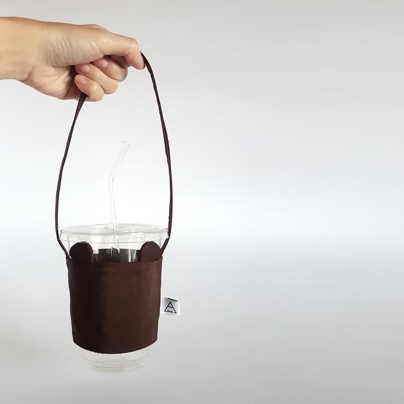 Ariel's wonderland/環保飲料杯袋/巧克力熊