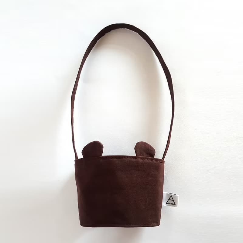 Ariel's wonderland/環保飲料杯袋/巧克力熊