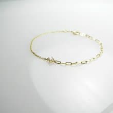 正18K金 黃K金 鑽石 手鍊 訂製款