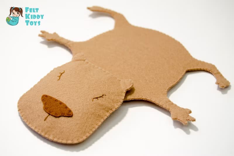 Capybara Coaster (Mug rug)