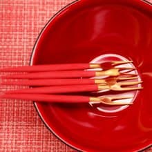 葡萄牙 Cutipol | GOA /  紅金 12CM 迷你水果叉四件組