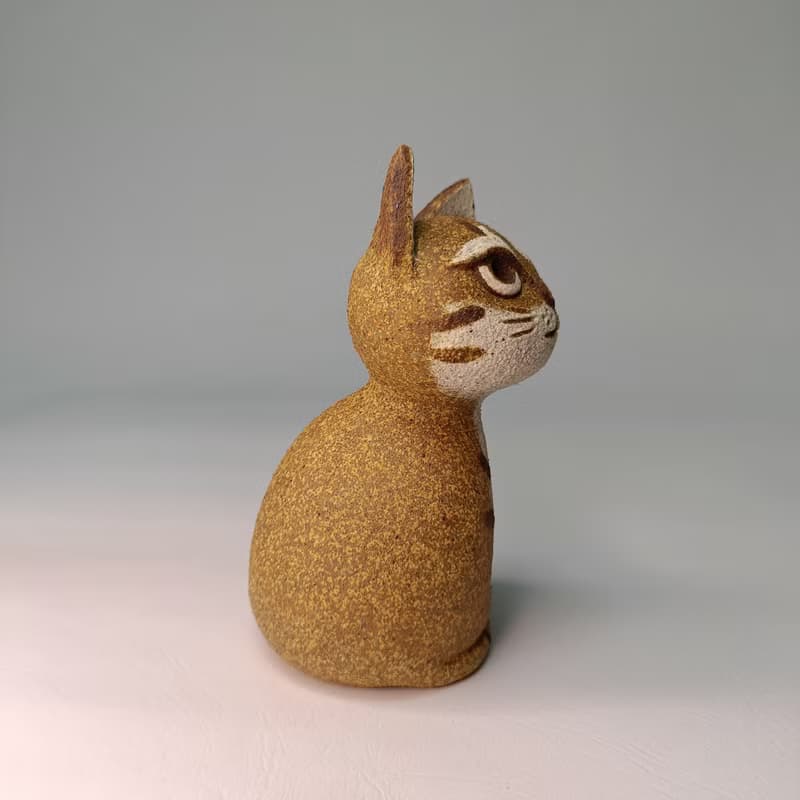 跩貓/陶藝品/原創