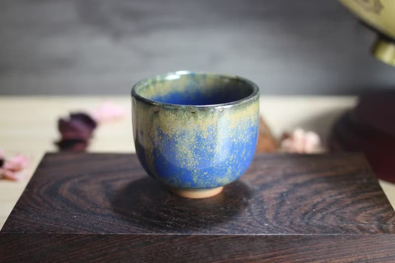 【送禮好物】90ml 天目釉 直身圓口杯 酒杯 鶯歌名家葉敏祥作