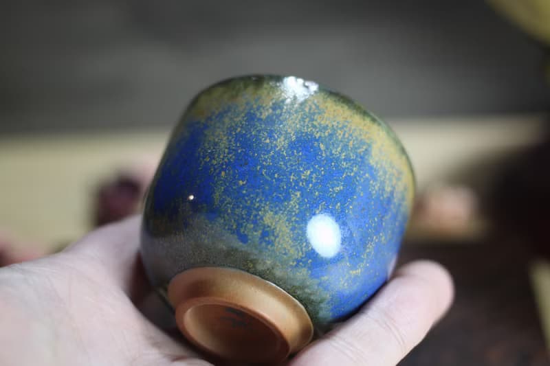 【送禮好物】90ml 天目釉 直身圓口杯 酒杯 鶯歌名家葉敏祥作