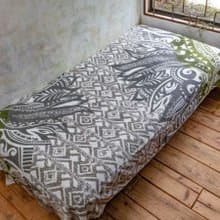 Navajo Feather Pattern Bed Cover | Multi Cloth