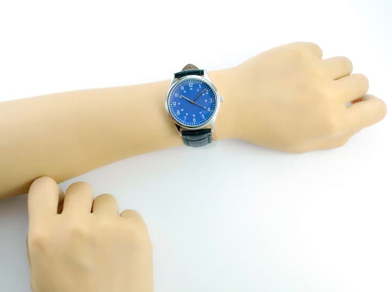 簡約1-24數字 Lapis Blue 面 手錶 男女合用 全球免運費