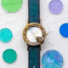 窺視著池面的青蛙 手錶 M 極光