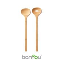 Bambu - 竹製沙拉匙 - 兩件組 - 30.5cm - 出清特賣