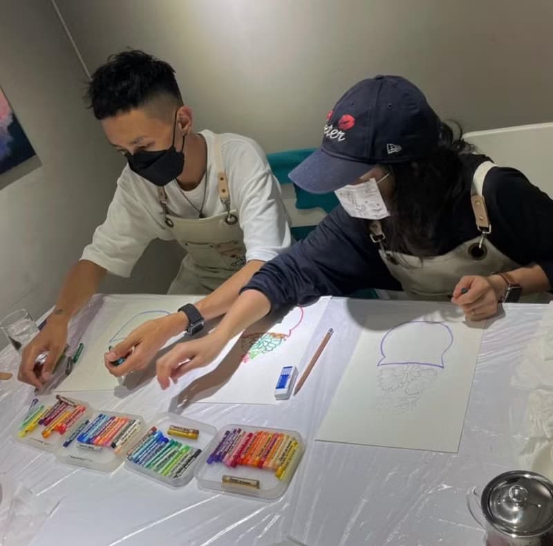 【體驗】療癒水影畫盆栽體驗課程 DIY 附飲品點心