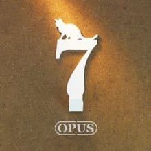 【OPUS東齊金工】當貓咪遇上數字7 - 掛勾(白)/壁飾掛鉤/收納無痕