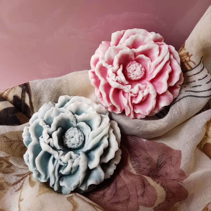 【聖誕新品】交換禮物 年節禮贈 盛妍牡丹花 香氛手工皂