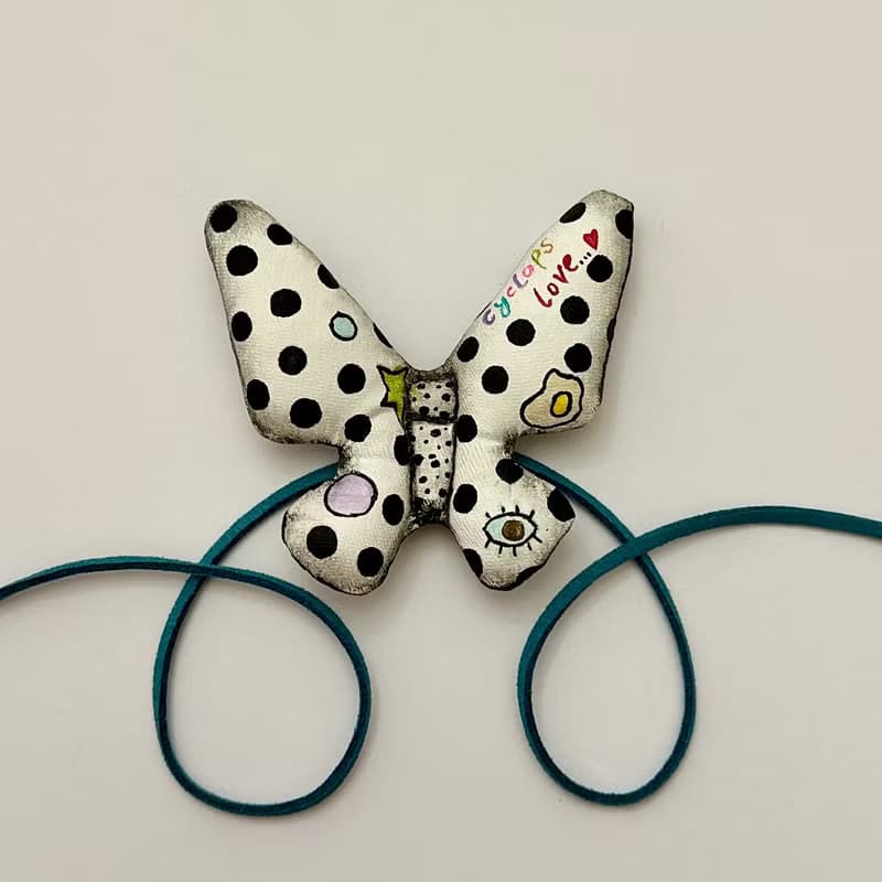 Yellow mini cyclop - doll with wings _ READY TO SHIP!