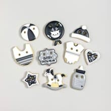 里歐娜手作 ((小龍底迪))10片-黑白