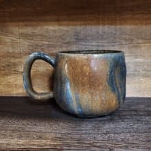 墨淵 / 草木灰釉馬克杯 / 咖啡杯