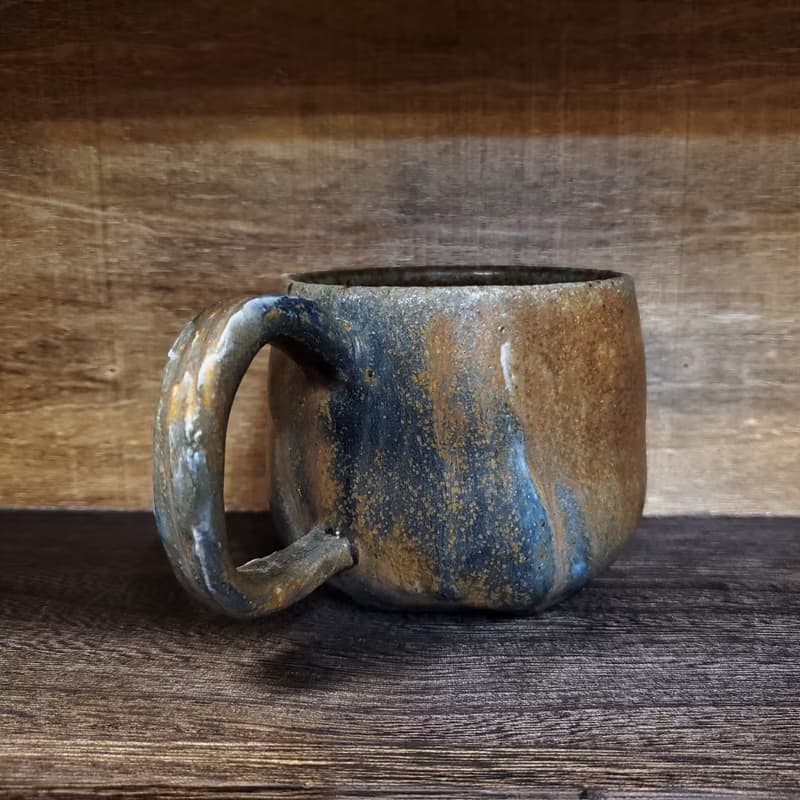 墨淵 / 草木灰釉馬克杯 / 咖啡杯