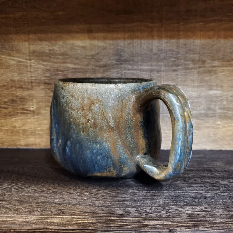 墨淵 / 草木灰釉馬克杯 / 咖啡杯