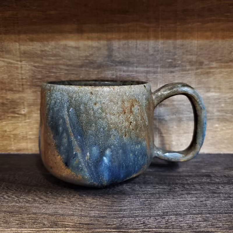 墨淵 / 草木灰釉馬克杯 / 咖啡杯