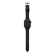 Apple Watch 經典黑 荔枝紋珍藏 真皮 皮革 手錶 錶帶