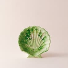 Jesmonite英國礦石樹脂/貝殼盤- 一顆生菜大理石紋