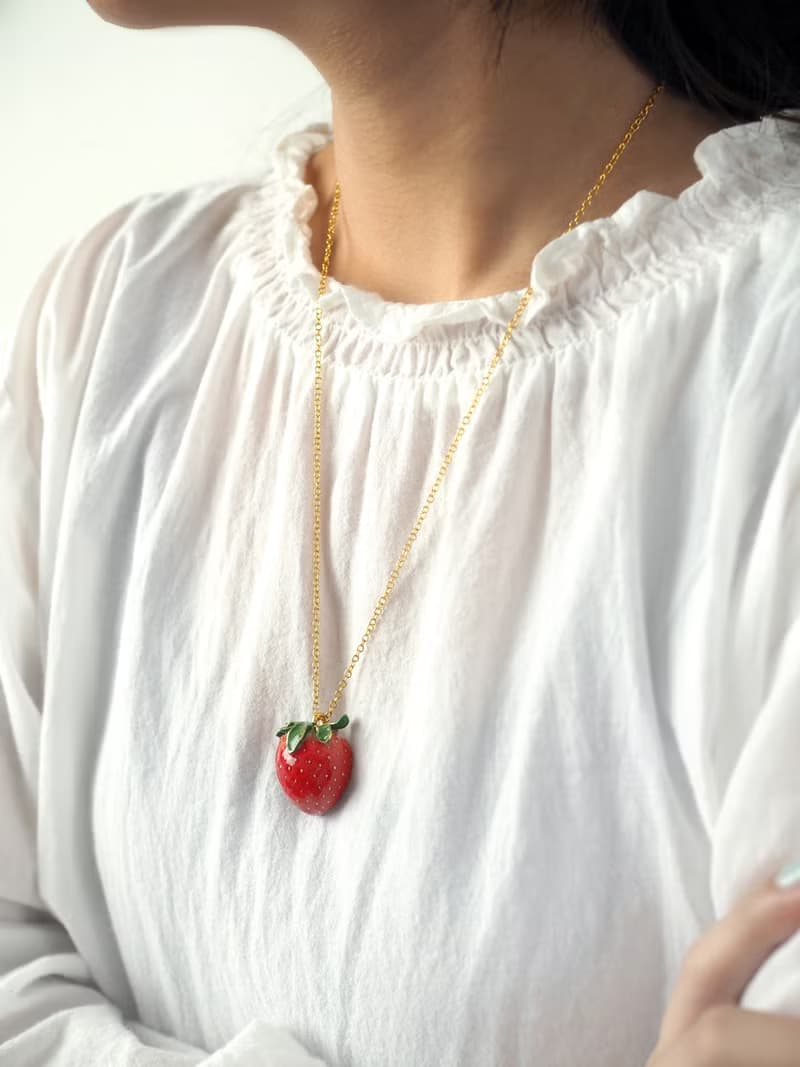 Strawberry Pendant Necklace | Strawberry Forever