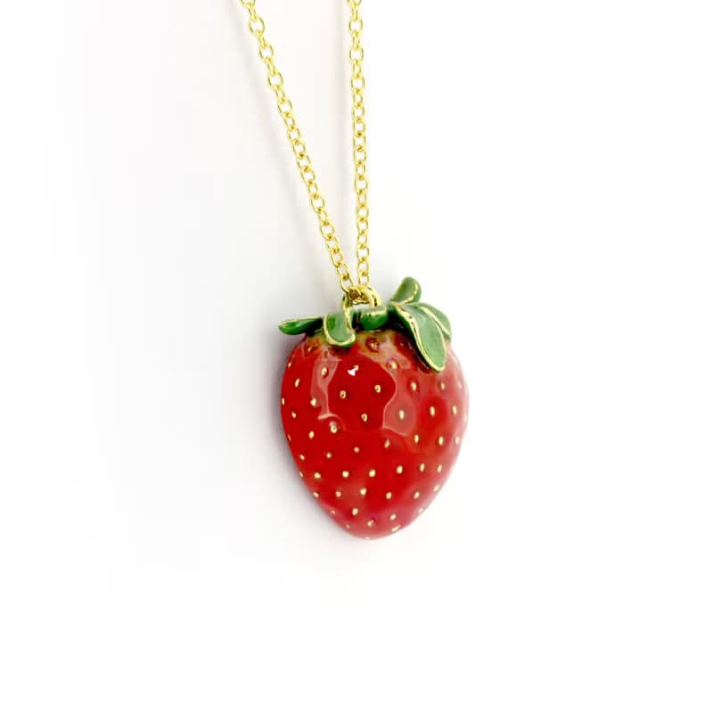 Strawberry Pendant Necklace | Strawberry Forever