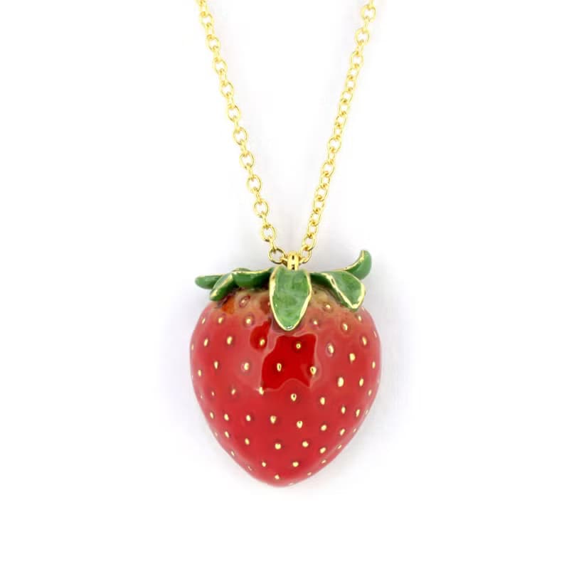 Strawberry Pendant Necklace | Strawberry Forever