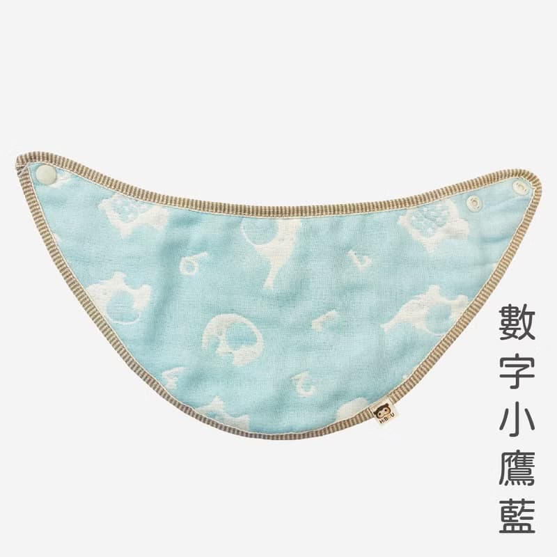 日本6重紗寶貝圍兜兜3入組_19X38.5cm_口水巾領巾圍兜(台灣製造)