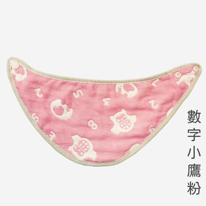 日本6重紗寶貝圍兜兜3入組_19X38.5cm_口水巾領巾圍兜(台灣製造)